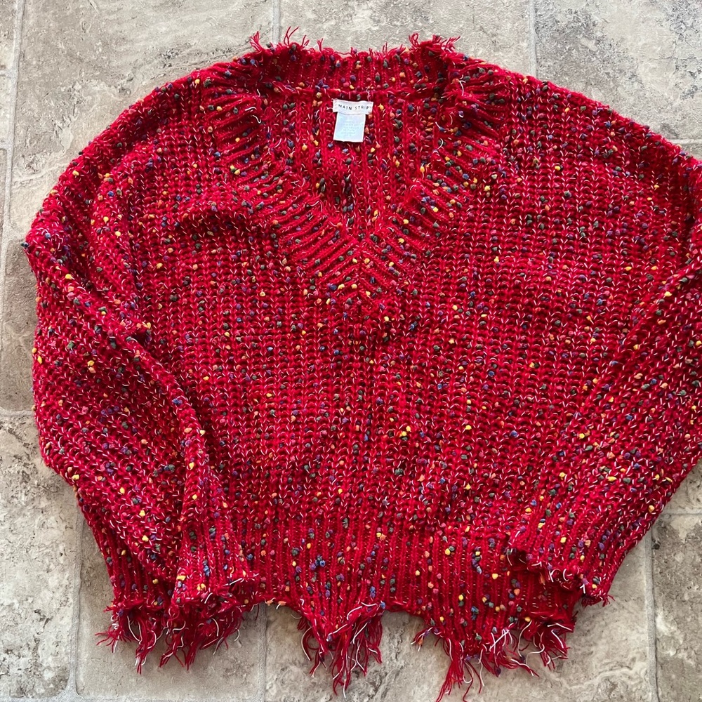 Main Strip sweater, size small.